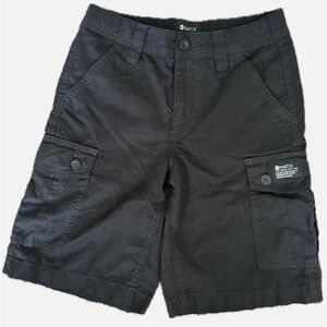 Matix Black Cargo Shorts with Belt Loops